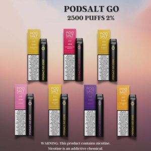 PodSalt Go 2500 Puffs Disposable Vape in Dubai UAE