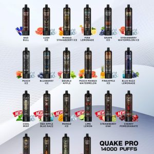 VNSN QUAKE PRO 14000 Puffs Disposable Vape in Dubai UAE