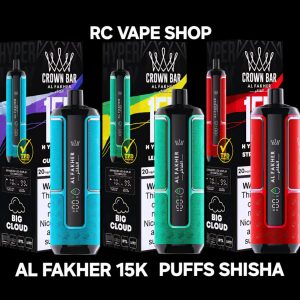 AL FAKHER CROWN BAR HYPERMAX 15000 Puffs in Dubai UAE