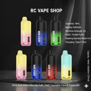 GEEK BAR Melso Ultra 10k Puffs 20MG Disposable Vape in Dubai UAE