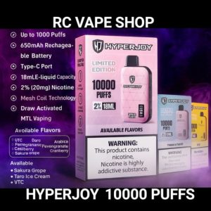 HYPERJOY 10K Puffs 20MG Disposable Vape in Dubai UA