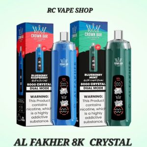 Al Fakher Crystal 8K Puffs 5mg Disposable Vape in Dubai UAE