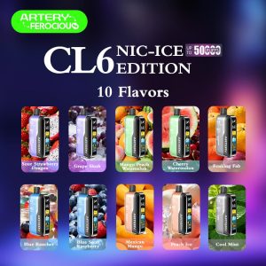 Artery Ferocious CL6 50k Puffs Nic Ice Edition in Dubai UAE
